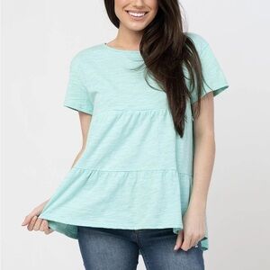 Mint Green Women's Nursing Top